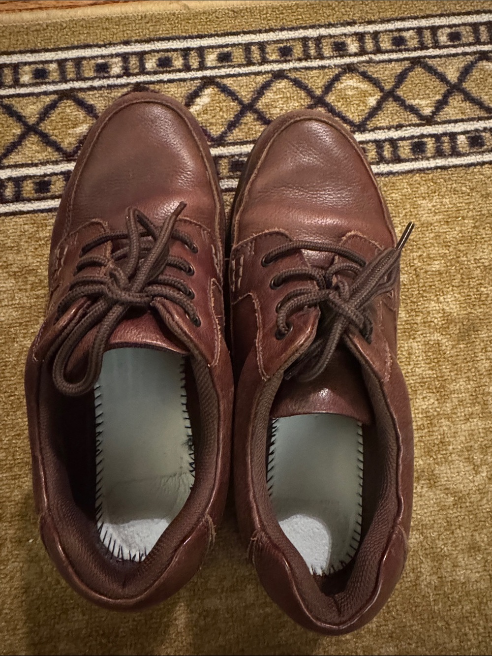 Nunn Bush Dark Brown Leather Lace-Up Derbys